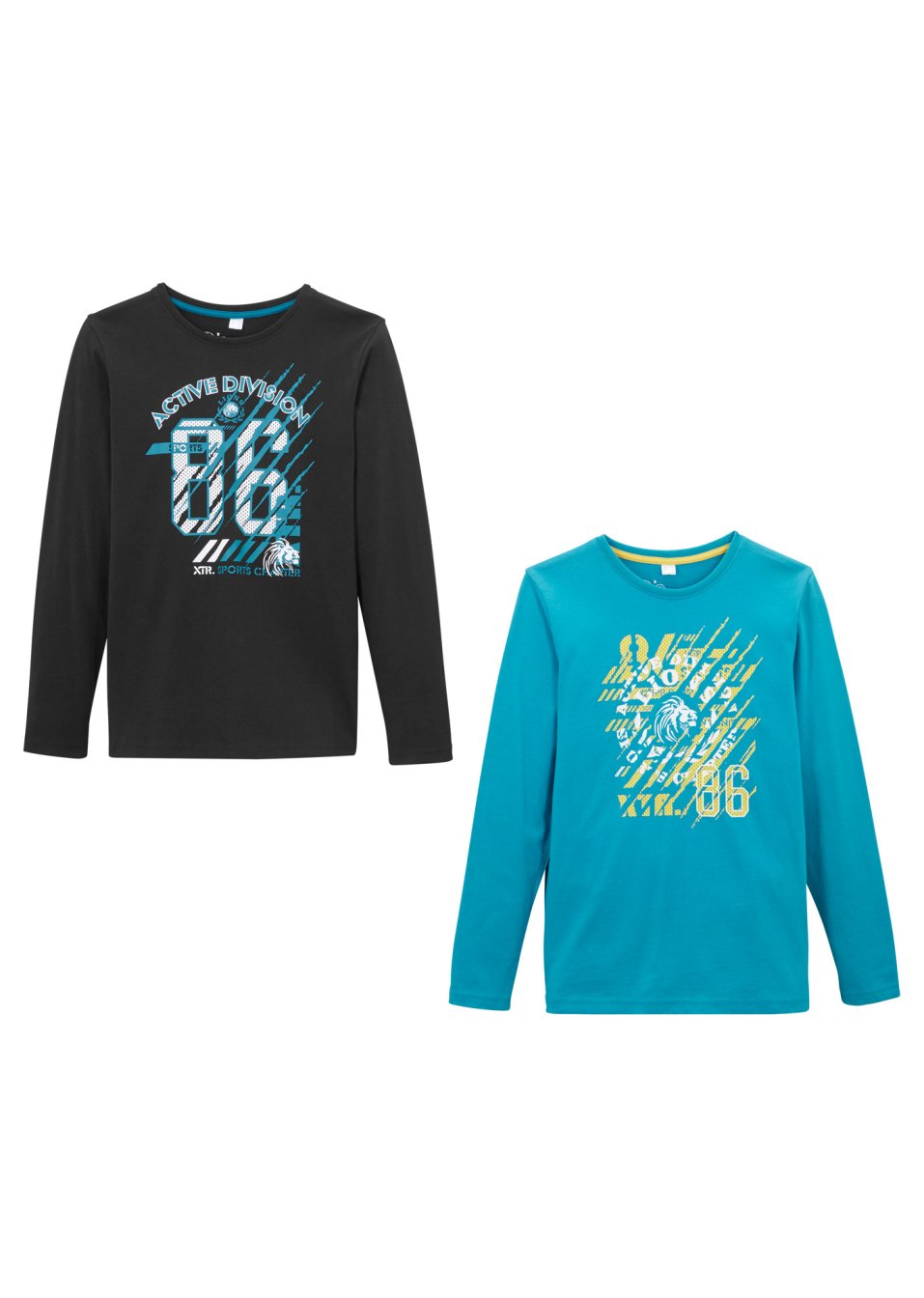 Lot de 2 T-shirts manches longues garçon
