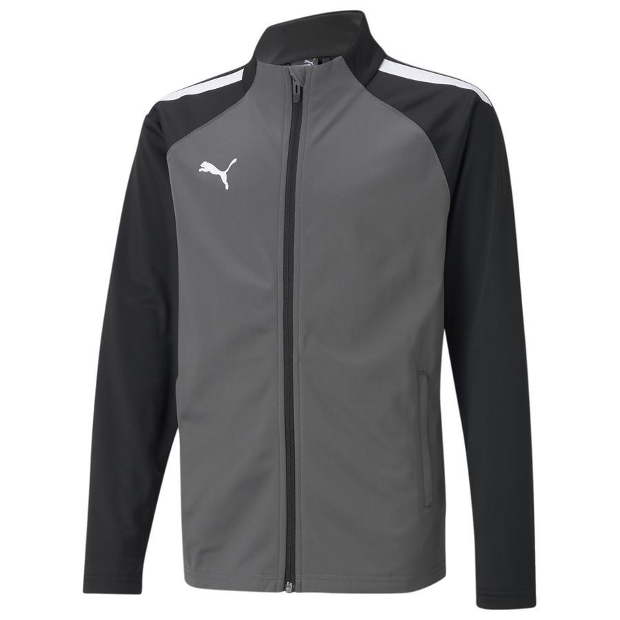 PUMA teamLIGA Veste d'Entraînement Junior - Gris/Blanc