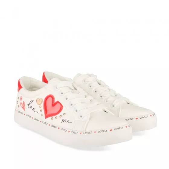 Baskets BLANC LITTLE LOLITA