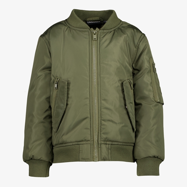 Unsigned jongens bomber jas groen