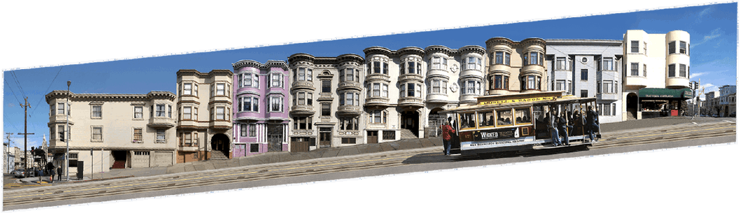 San Francisco, Mason St. #1 by Larry Yust - Limited Edition. Edition of: 150. Signed.