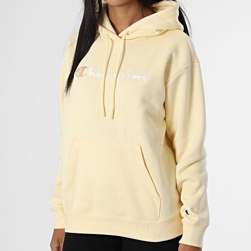 Sweat Capuche Femme 115477 Jaune
