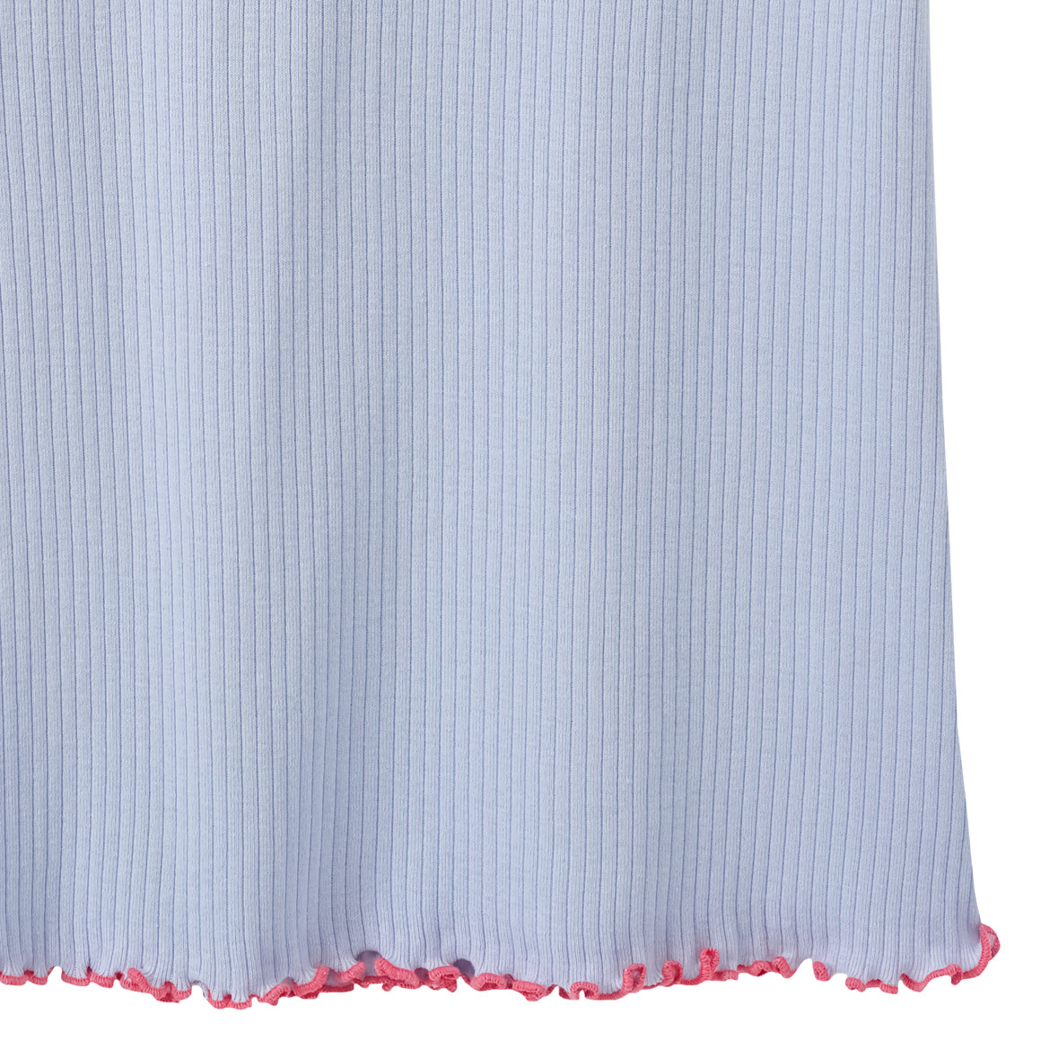 Yigga Mädchen T-Shirt mit Herz-Stickerei hellblau
