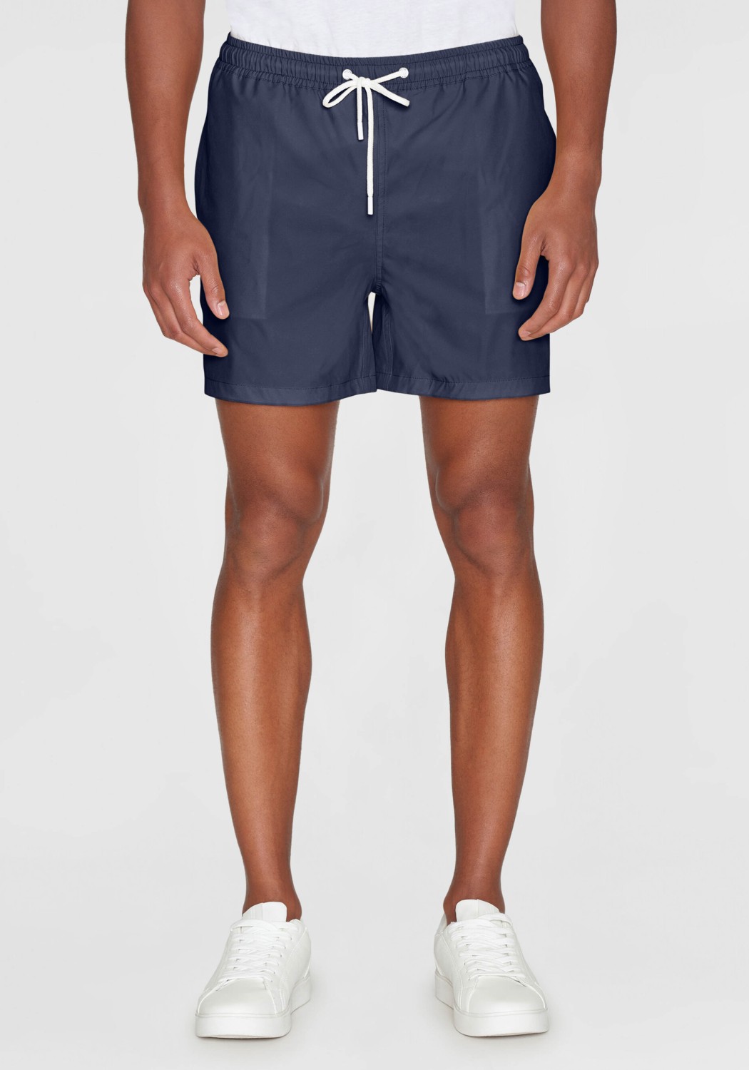 Knowledge Cotton Apparel Badehose Stretch Swimshorts Total Eclipse