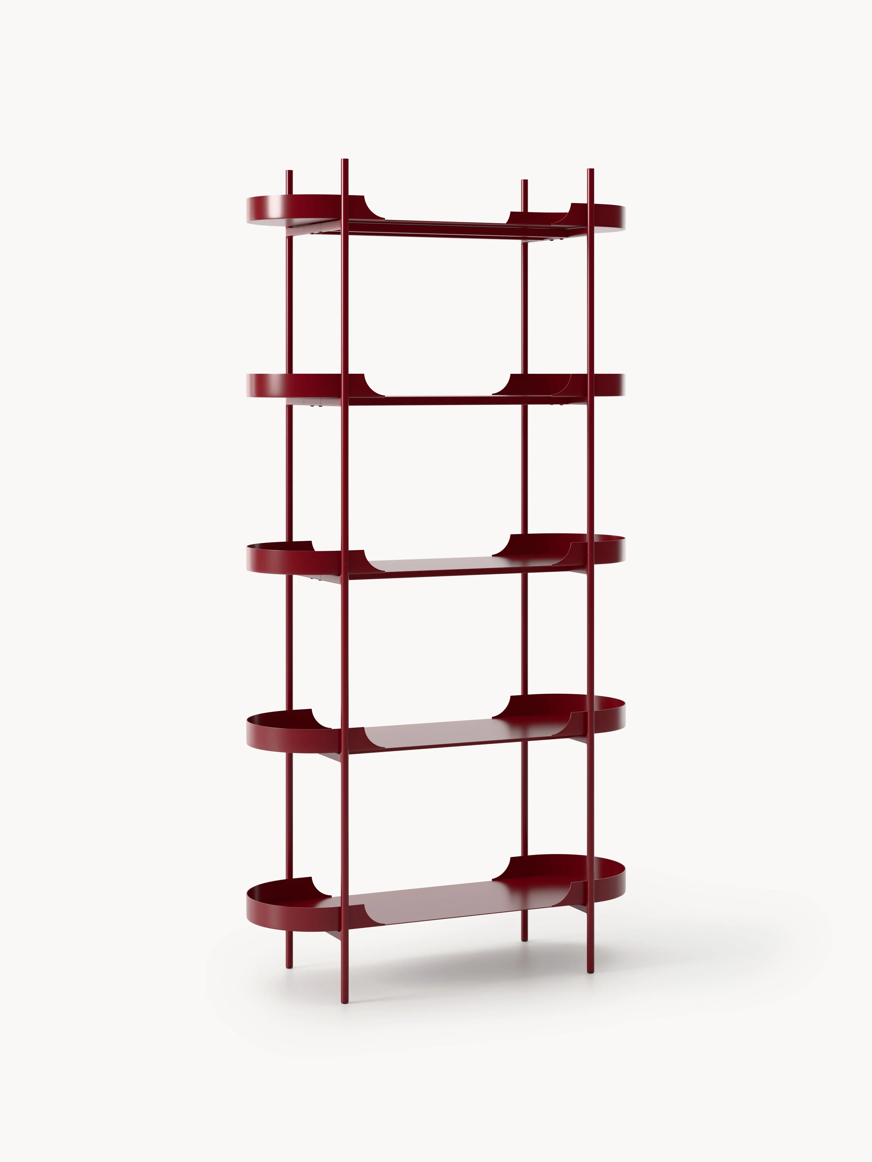 Hoog metalen wandrek Taru