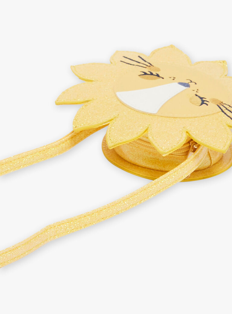 Sac bandoulière lion jaune
