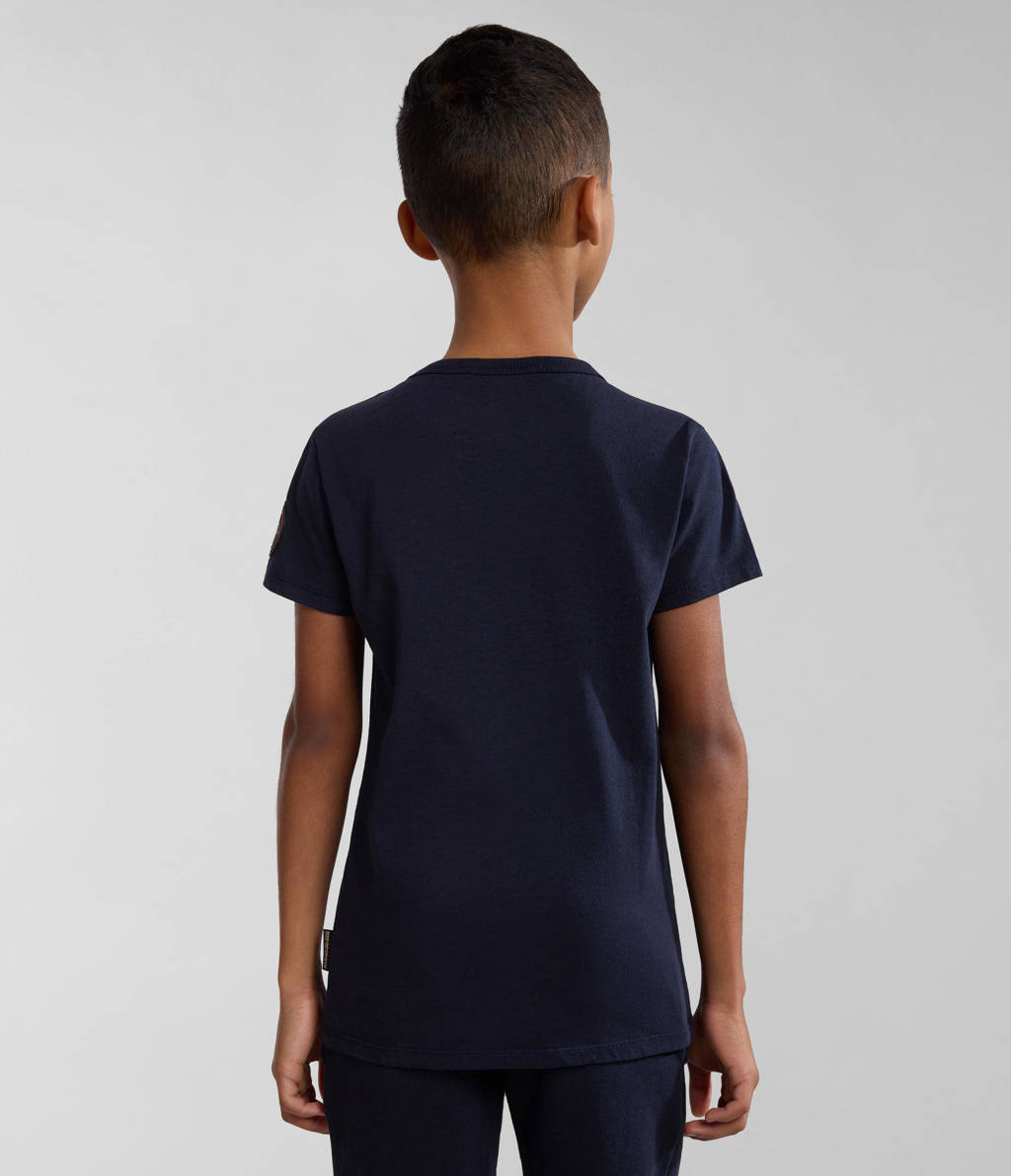 Napapijri T-shirt met logo donkerblauw