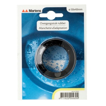 Martens Overgangsstuk Rubber 50 x 40 mm