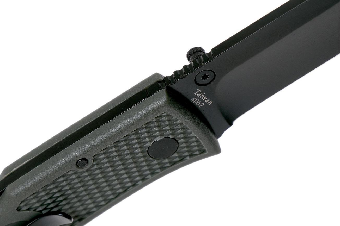 KA-BAR Dozier Thumb Notch groen 4065