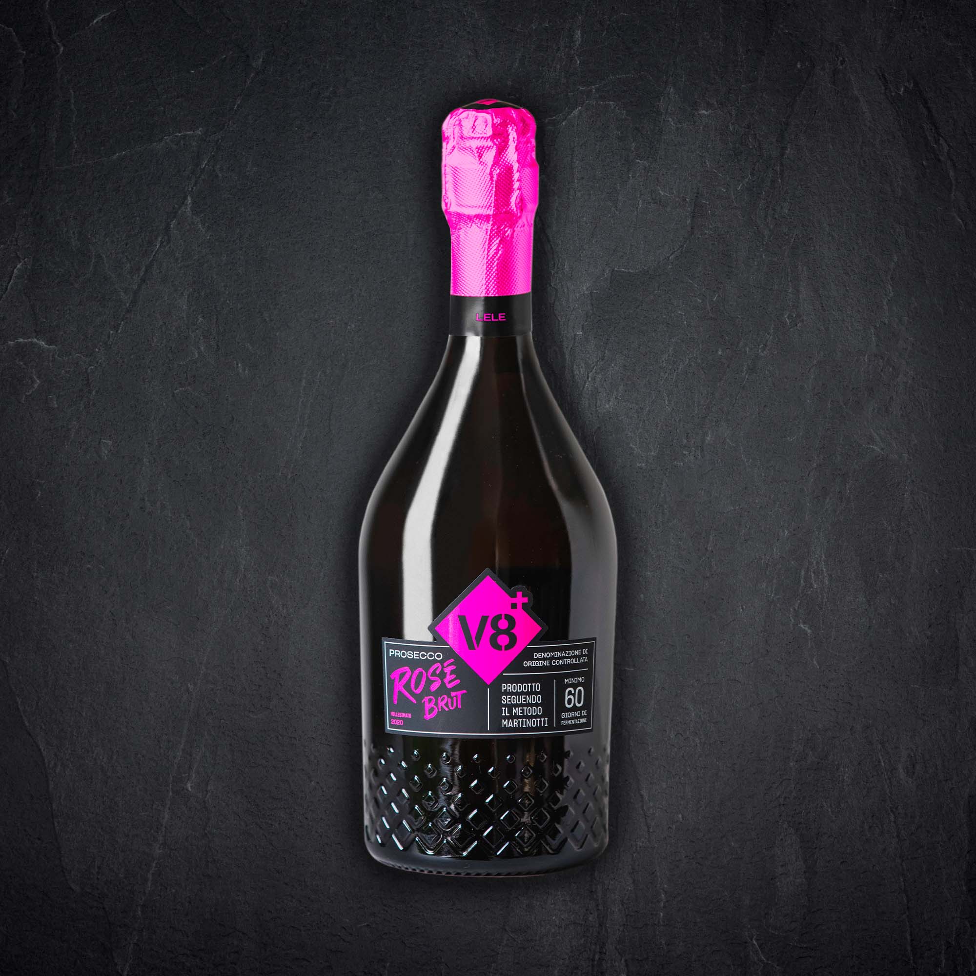 V8+ LELE Rosé Prosecco DOC Millesimato Brut, Venetien