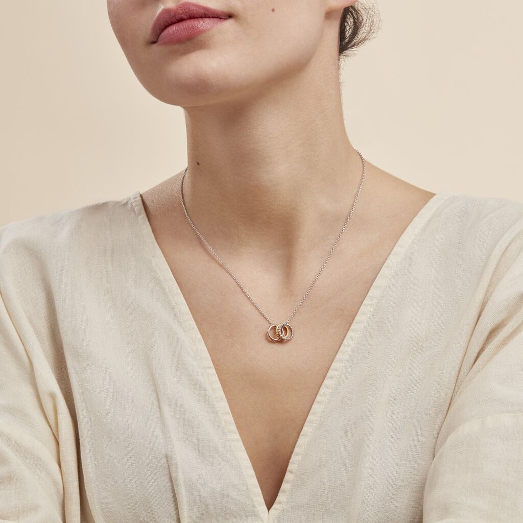 Collier Argent Tricolore Roderick