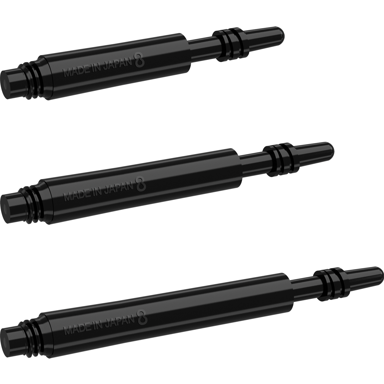 8 Flight - Regular Spin Shaft - Schwarz