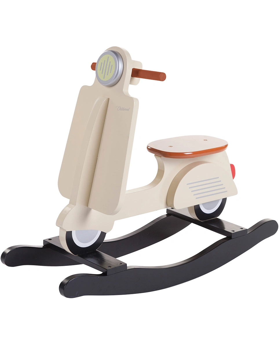 Schaukelfahrzeug SCOOTER in creme