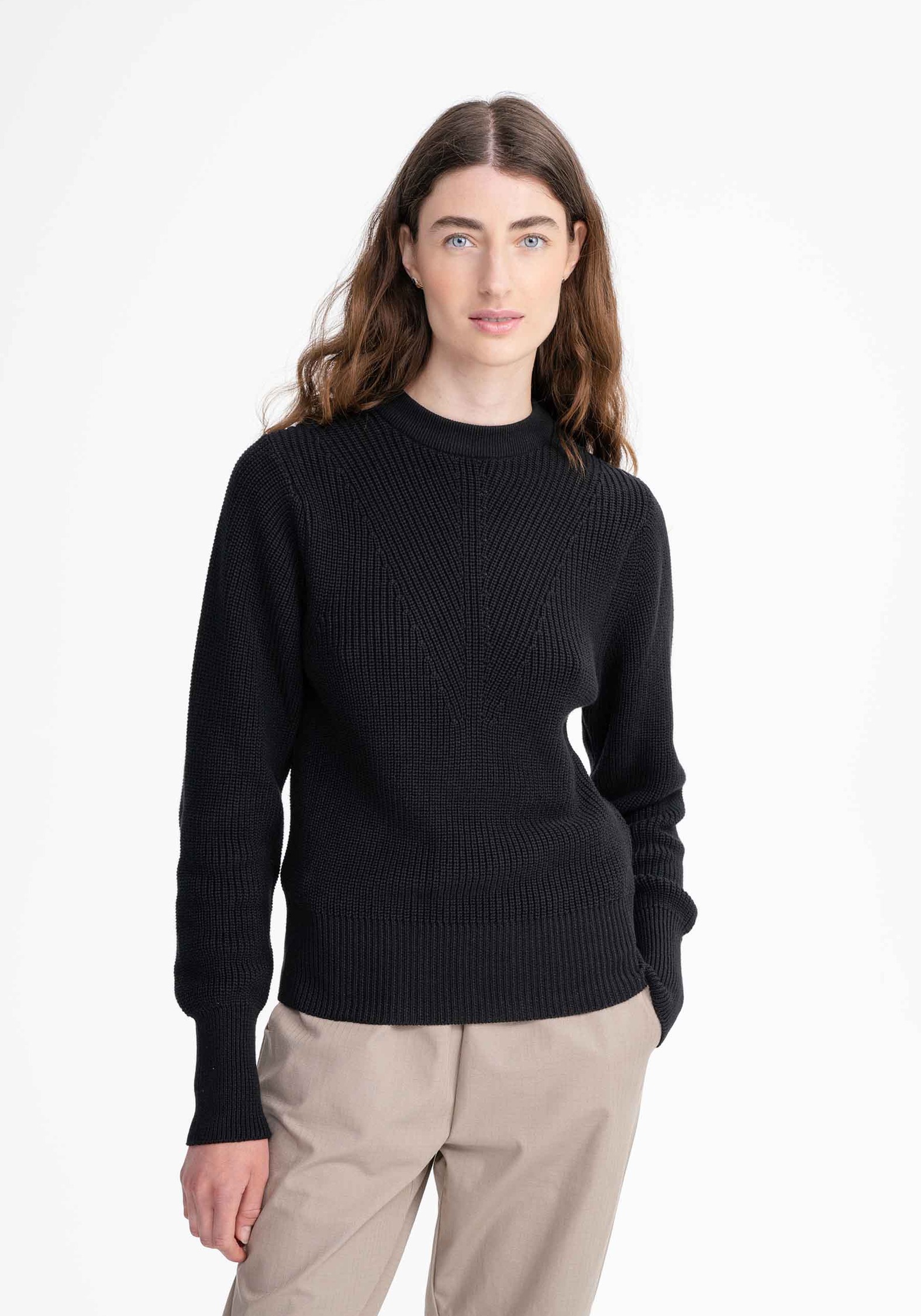 Mela Strickpullover Gauri Schwarz