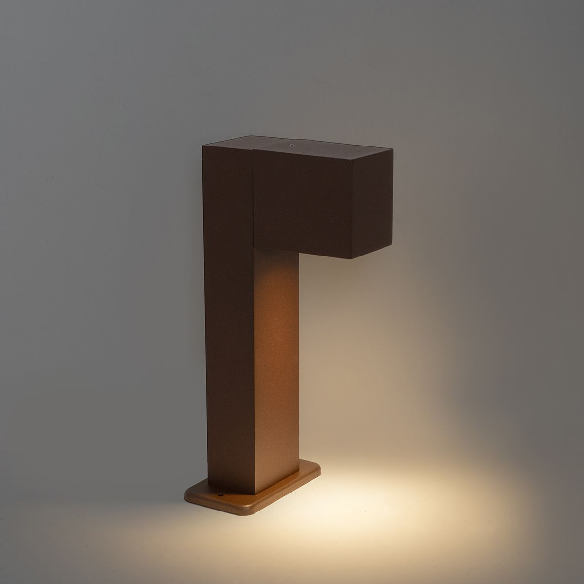 Industriële staande buitenlamp roestbruin 30 cm IP44 - Baleno