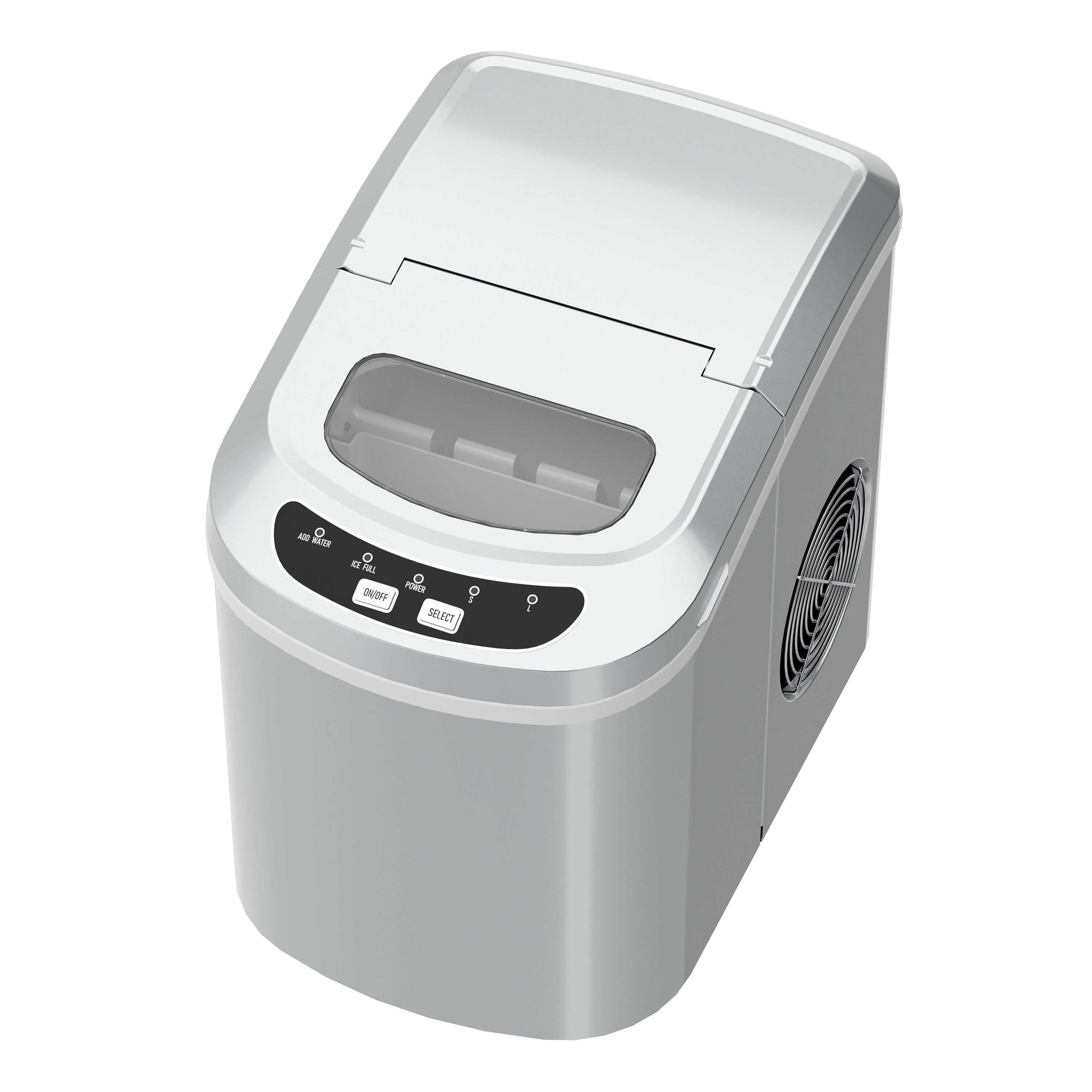 Eiswürfelmaschine silber 2.2L - 12 kg / 24 h