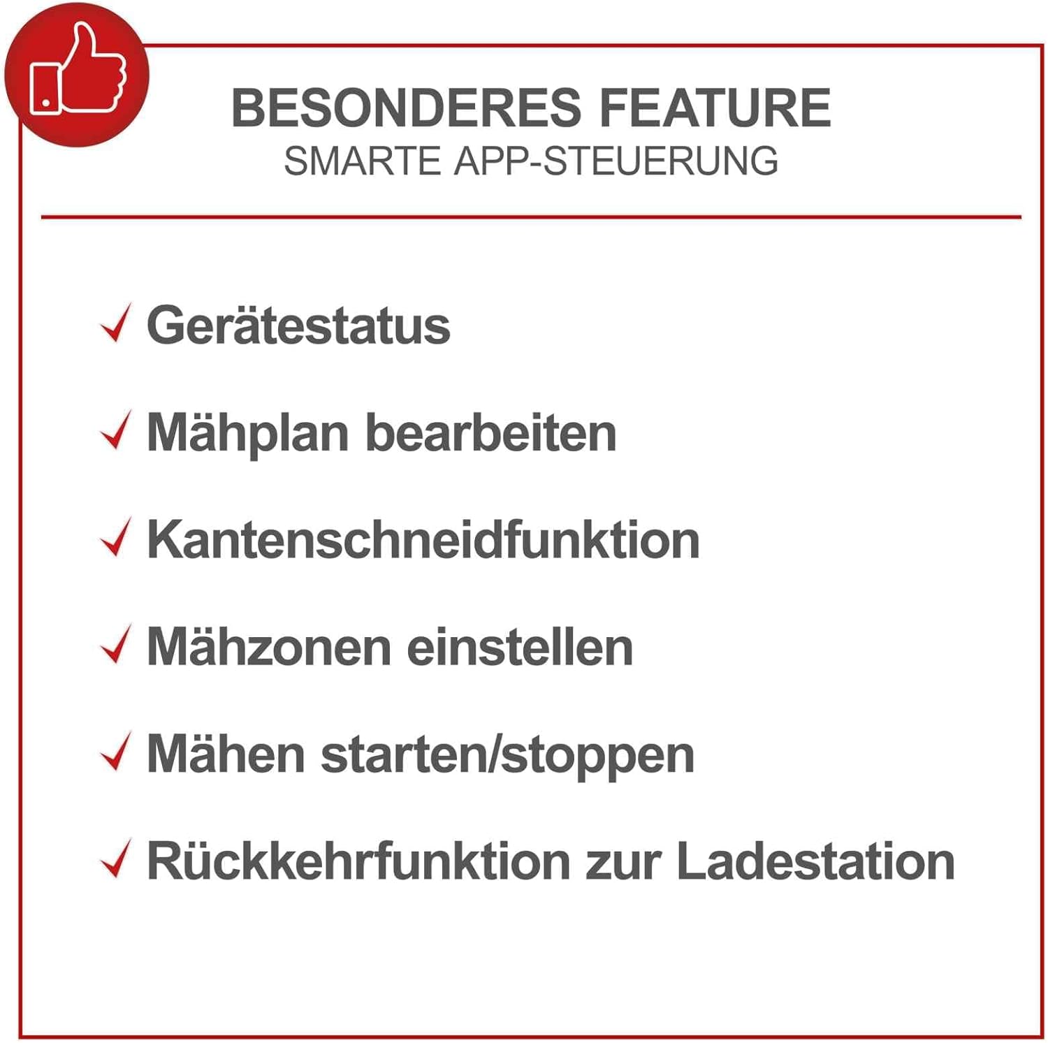 Scheppach Mähroboter RLM500W bis zu 500qm² - inkl. Robotergarage| 18cm Schnittbreite | 20-60 mm Schnitthöhe | Regensensor | WiFi & BT | App gesteuert | 35% Steigung