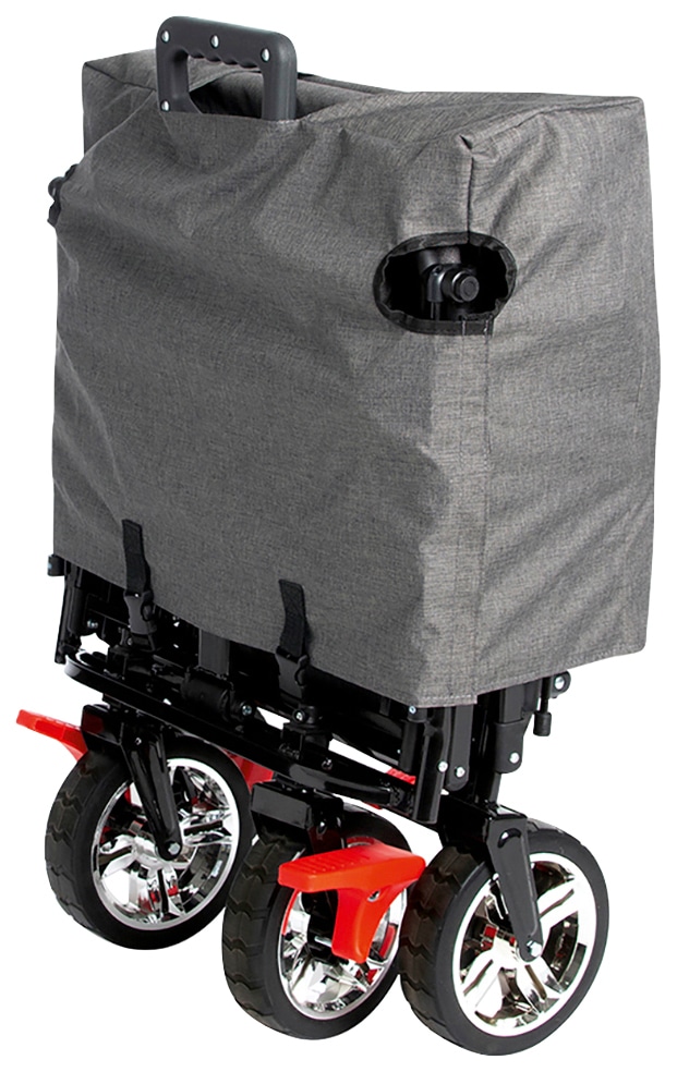 Pinolino® Bollerwagen »AddPlus« BxTxH: 56x120x67 cm, mit Bremse, grau meliert
