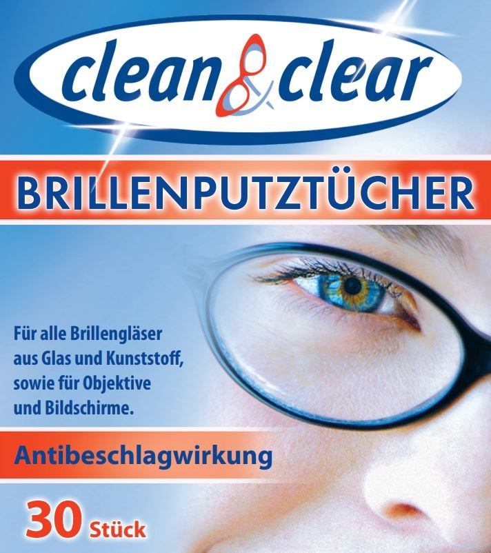 Clean&Clear Brillenputztücher