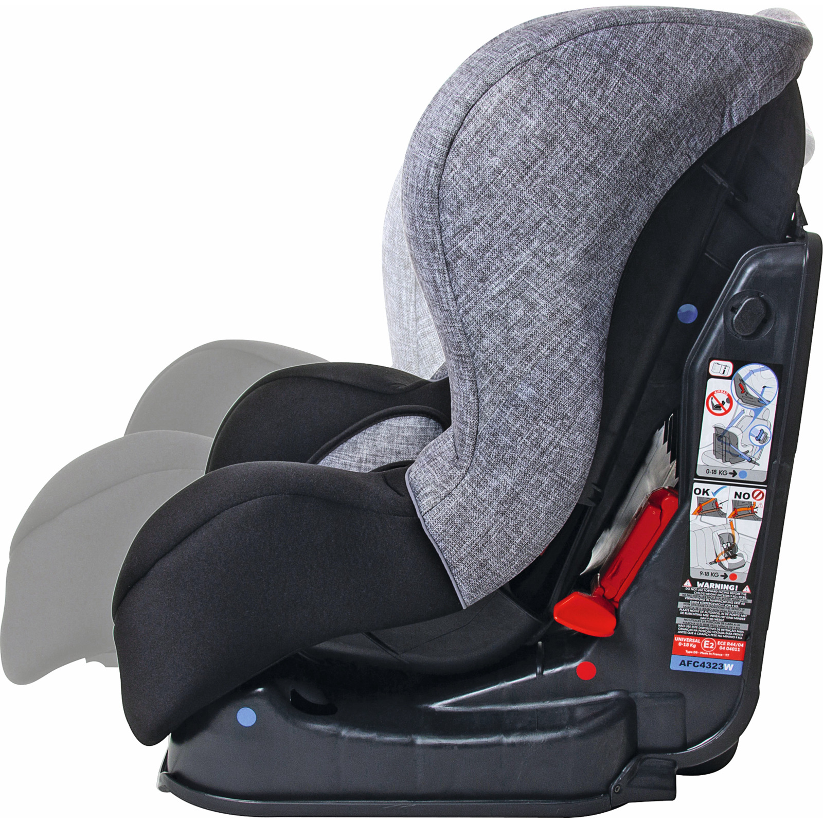 Osann Sitzerhöung Safety Baby Black Mel