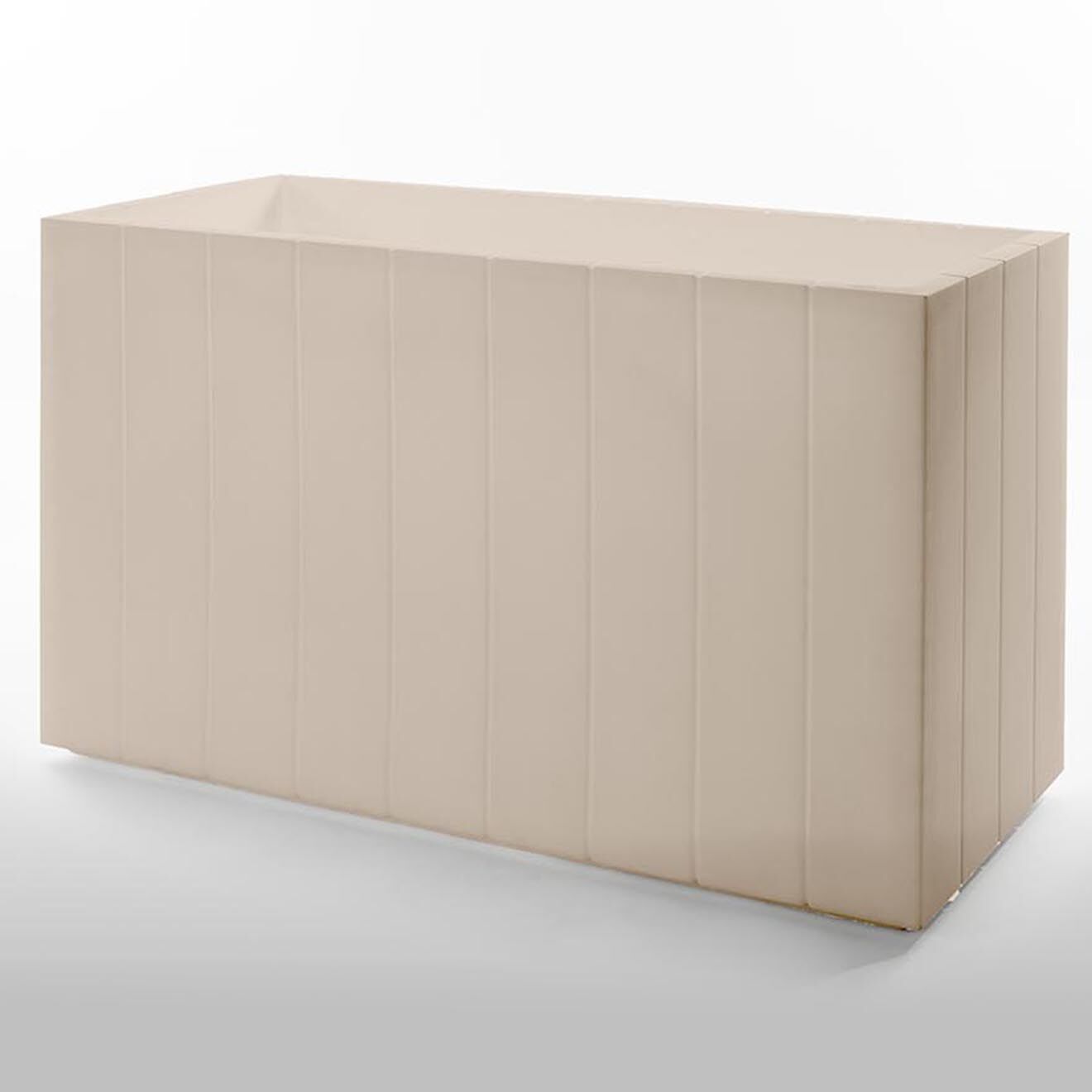 Serralunga Jardinière Design par Raffaella Mangiarotti taupe - 100x60x45 cm