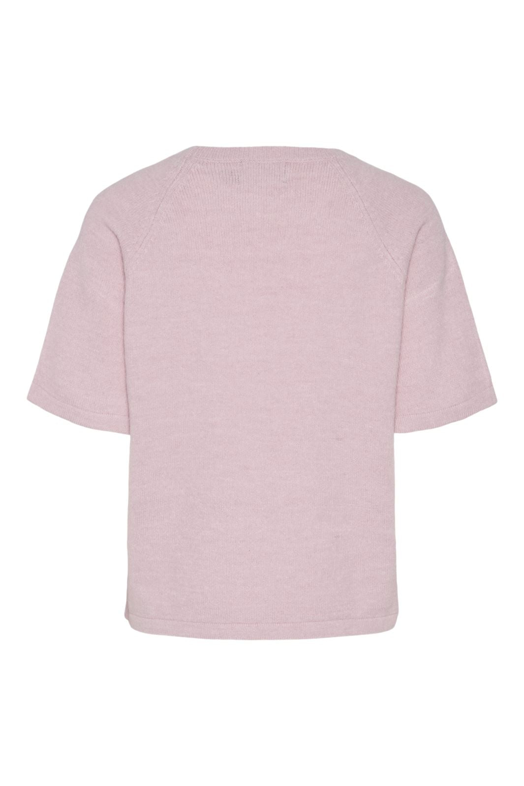 Pieces Pcmikela Ss O-Neck Knit Mm 4664282 dawn pink