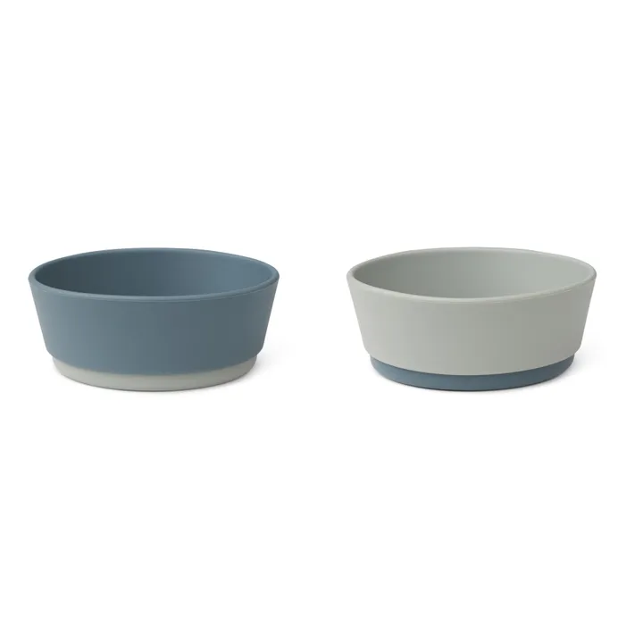 Liewood Bols Clarke en silicone - Set de 2 | Bleu