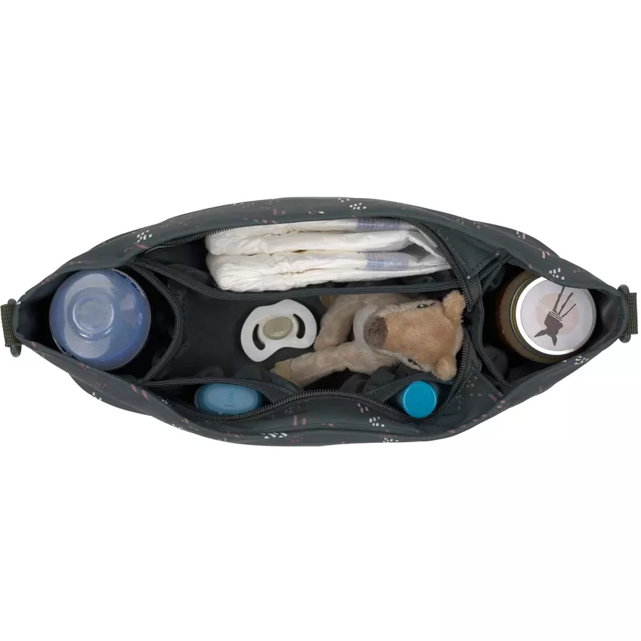 LÄSSIG Organizer für Kinderwagen  Blobs forest