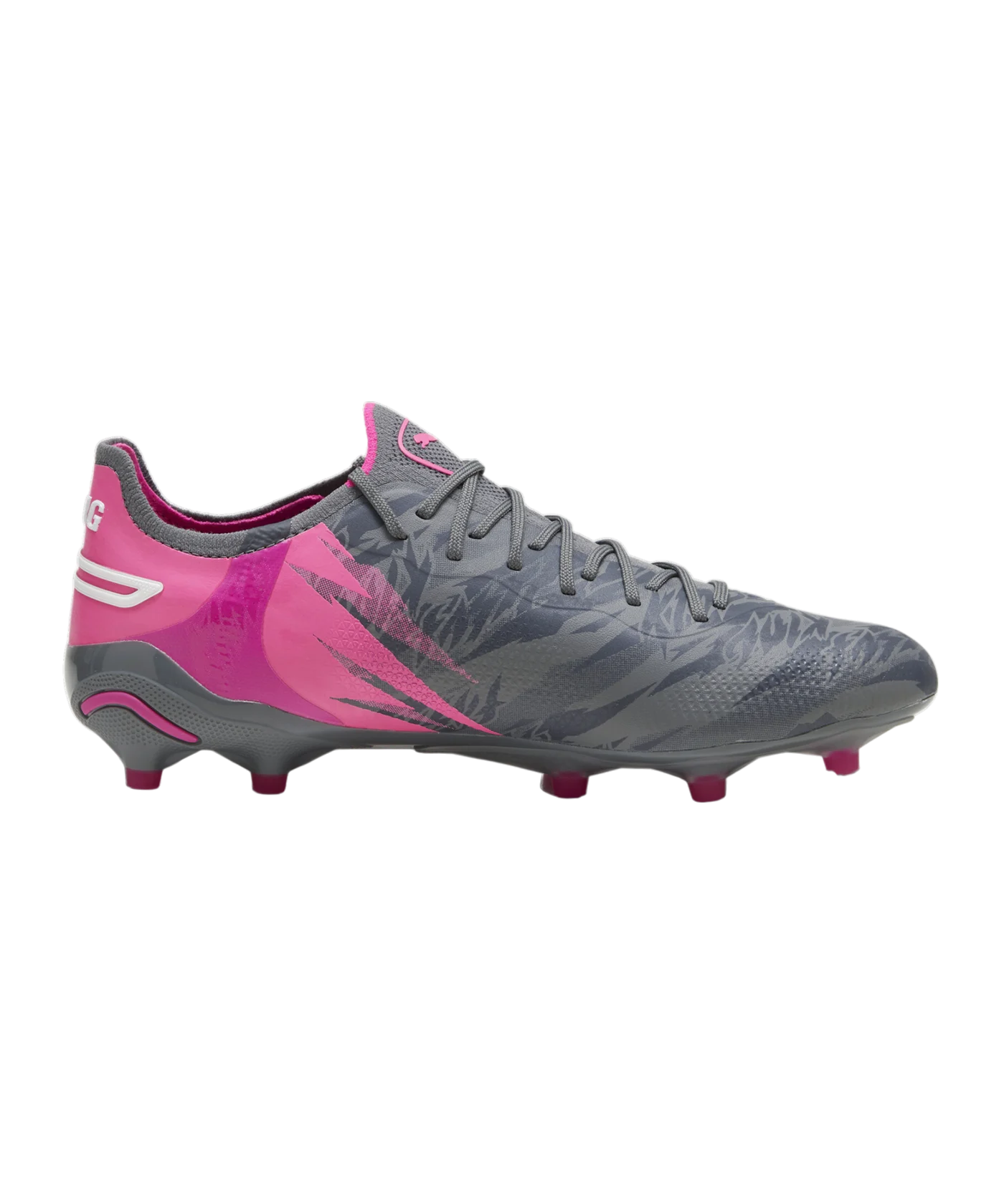 PUMA KING Ultimate Rush FG/AG Grau Pink F01