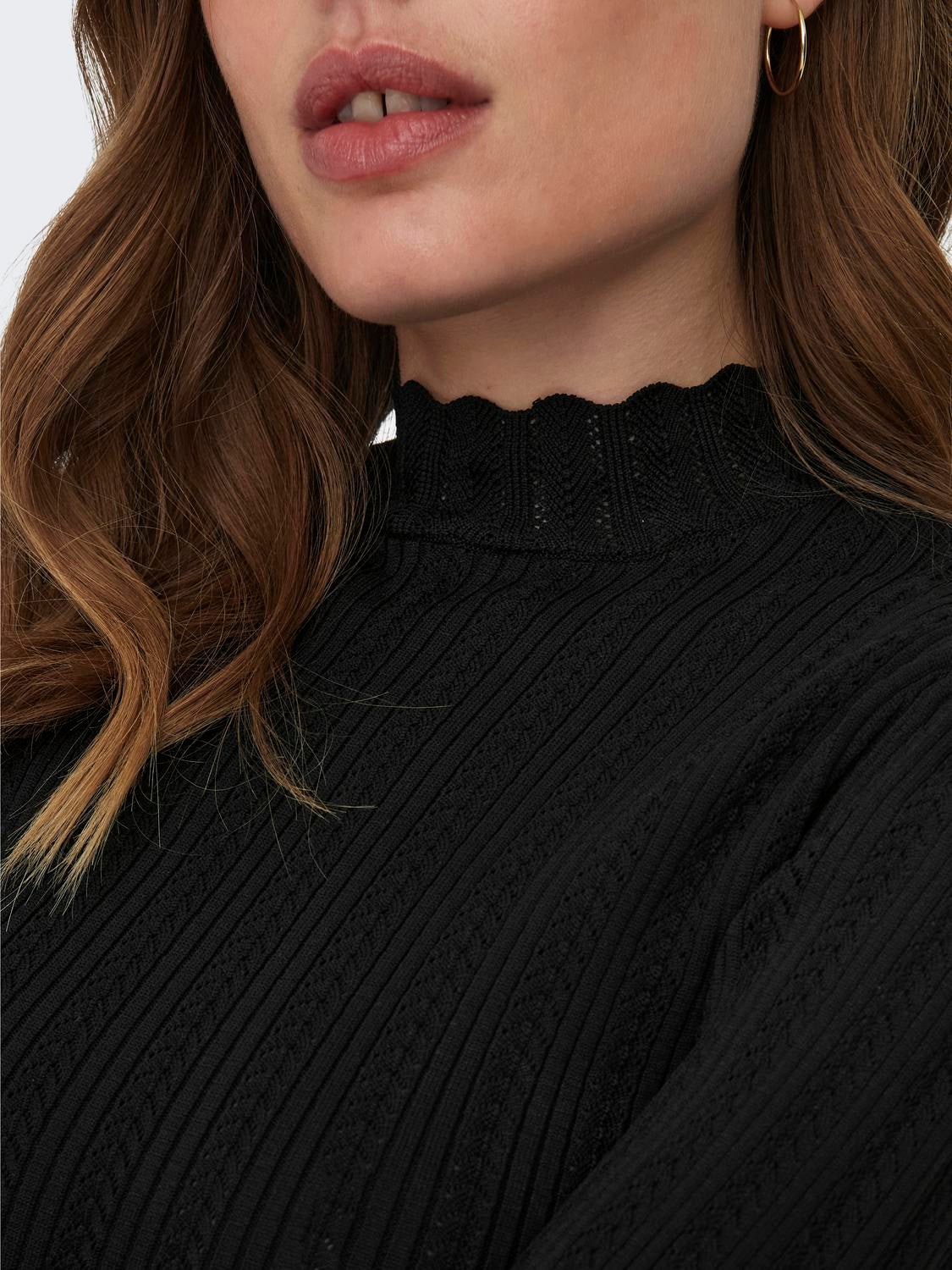 ONLSANDY Strickpullover Black