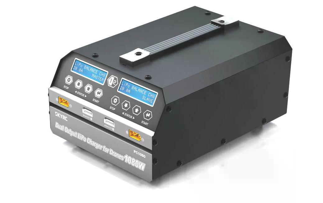 Dual-Ladegerät PC1080W 6S<br>Leistungsstarkes Dual-Ladegerät für LiPo Akkus