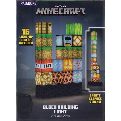 Minecraft lampe - multifarvet