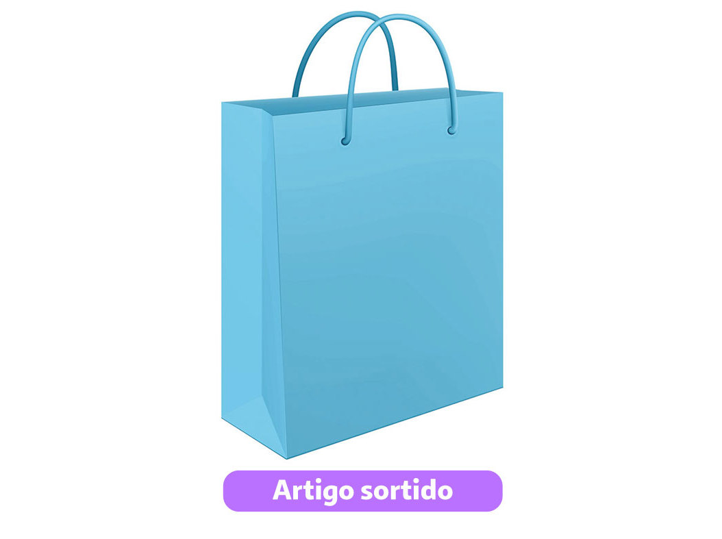 SACO PAPEL MITOS XL 45X48X17CM CORES SORTIDAS