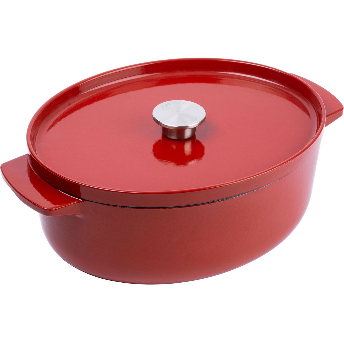 Støpejernsgryte oval 30 cm/5,6 liter, empire red