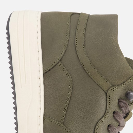 Cycleur de Luxe Drapeau Sneakers groen Leer