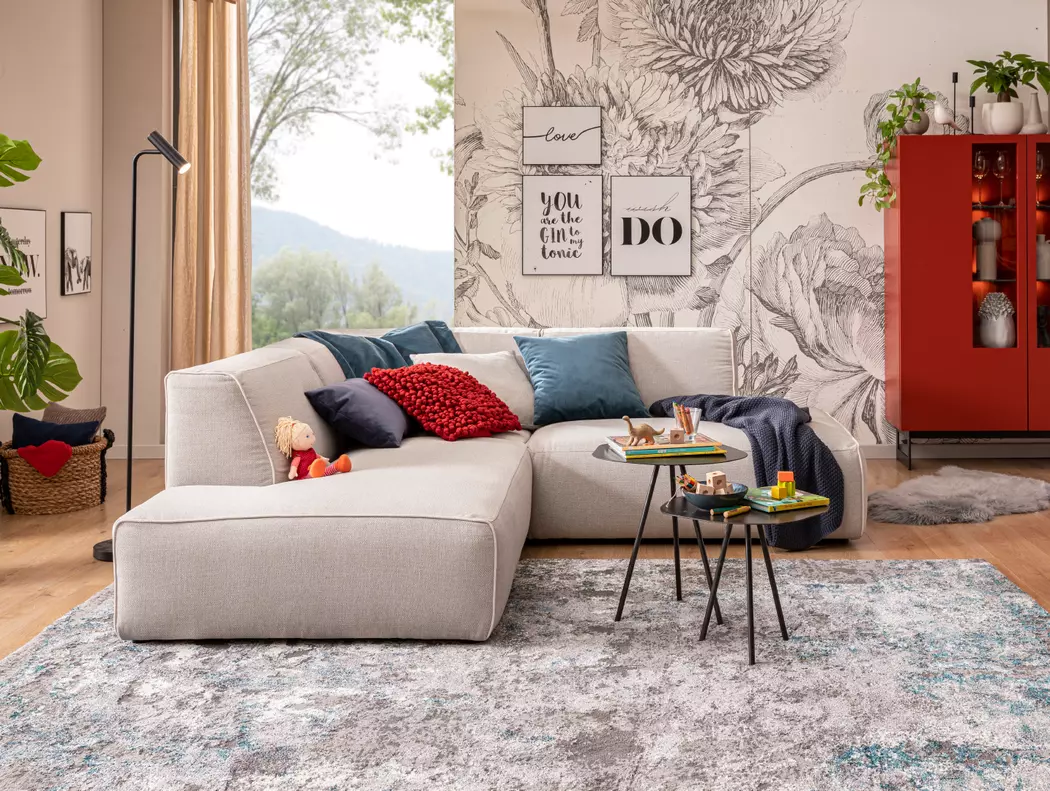 1-Sitzer mit Anstellhocker Valencia