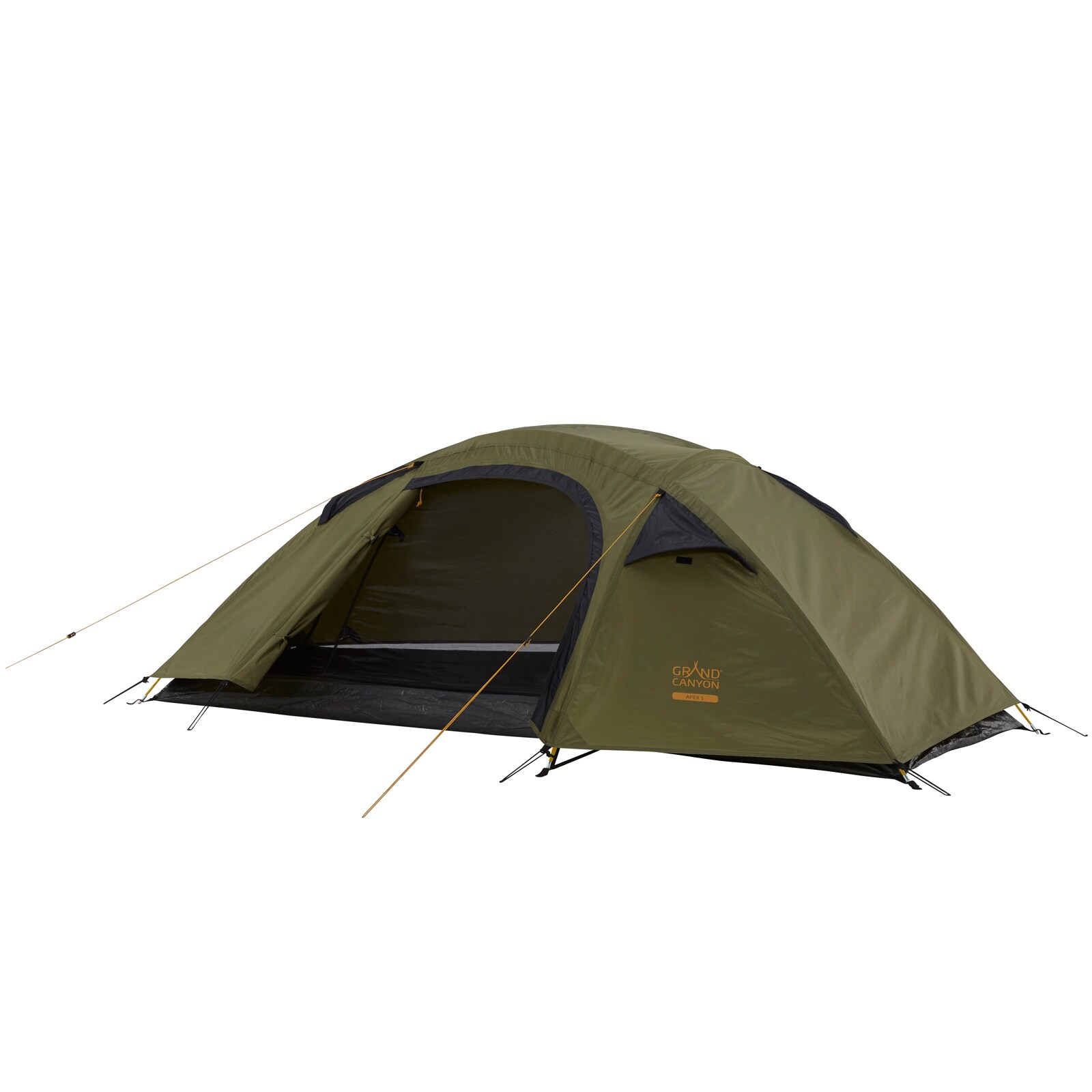 GRAND CANYON Apex 1 Personen Geodät Trekking Zelt Einmann Camping 2,3 kg Leicht Farbe: Blue Grass