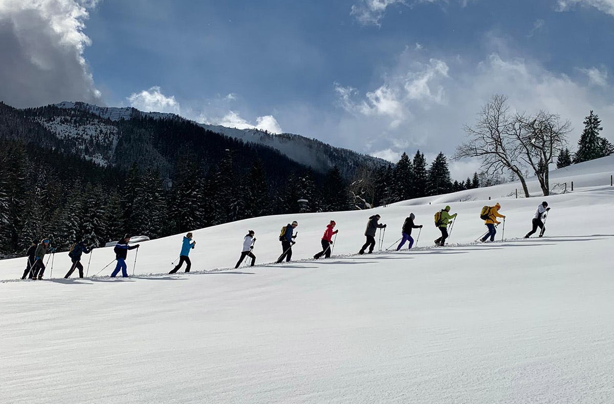 Schneeschuh wandern Lungötz im Lammertal