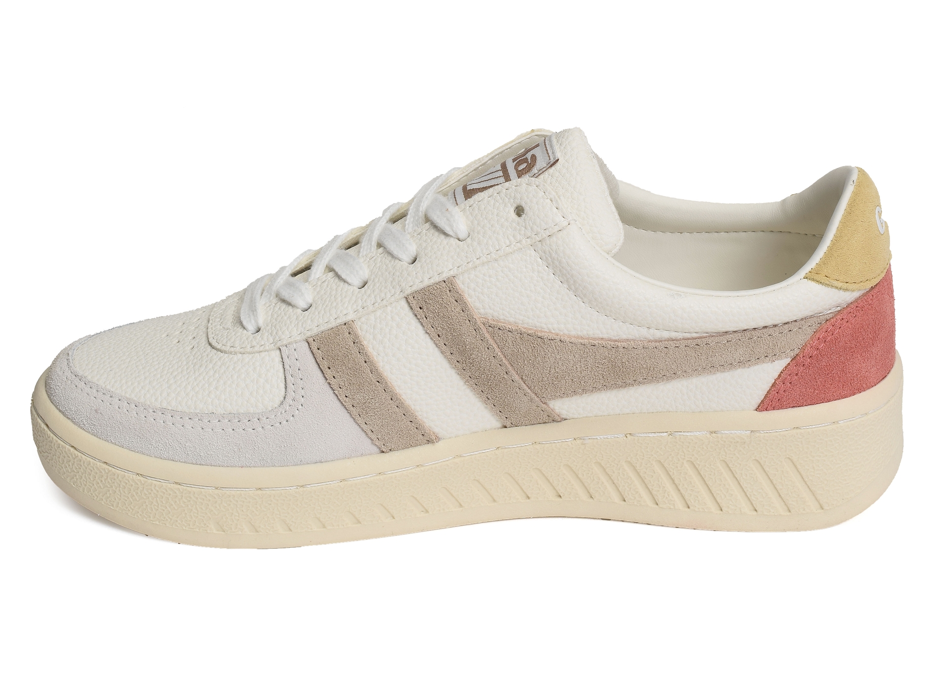 Grandslam trident trainers w blanc beige