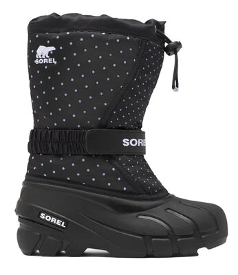 Sorel Youth Flurry Print Vintersko, Black