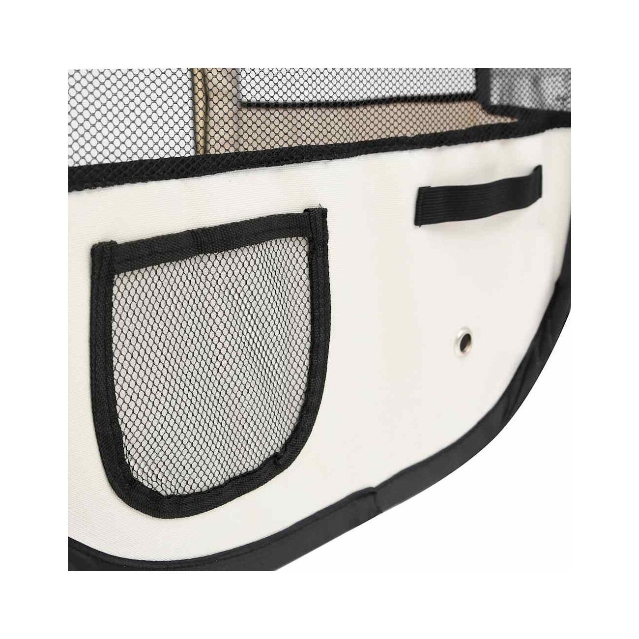 VidaXL faltbarer Welpenlaufstall blau 90 cm, 90 cm, 58 cm