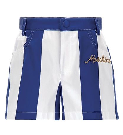 Moschino Shorts - Blau/Weiß gestreift