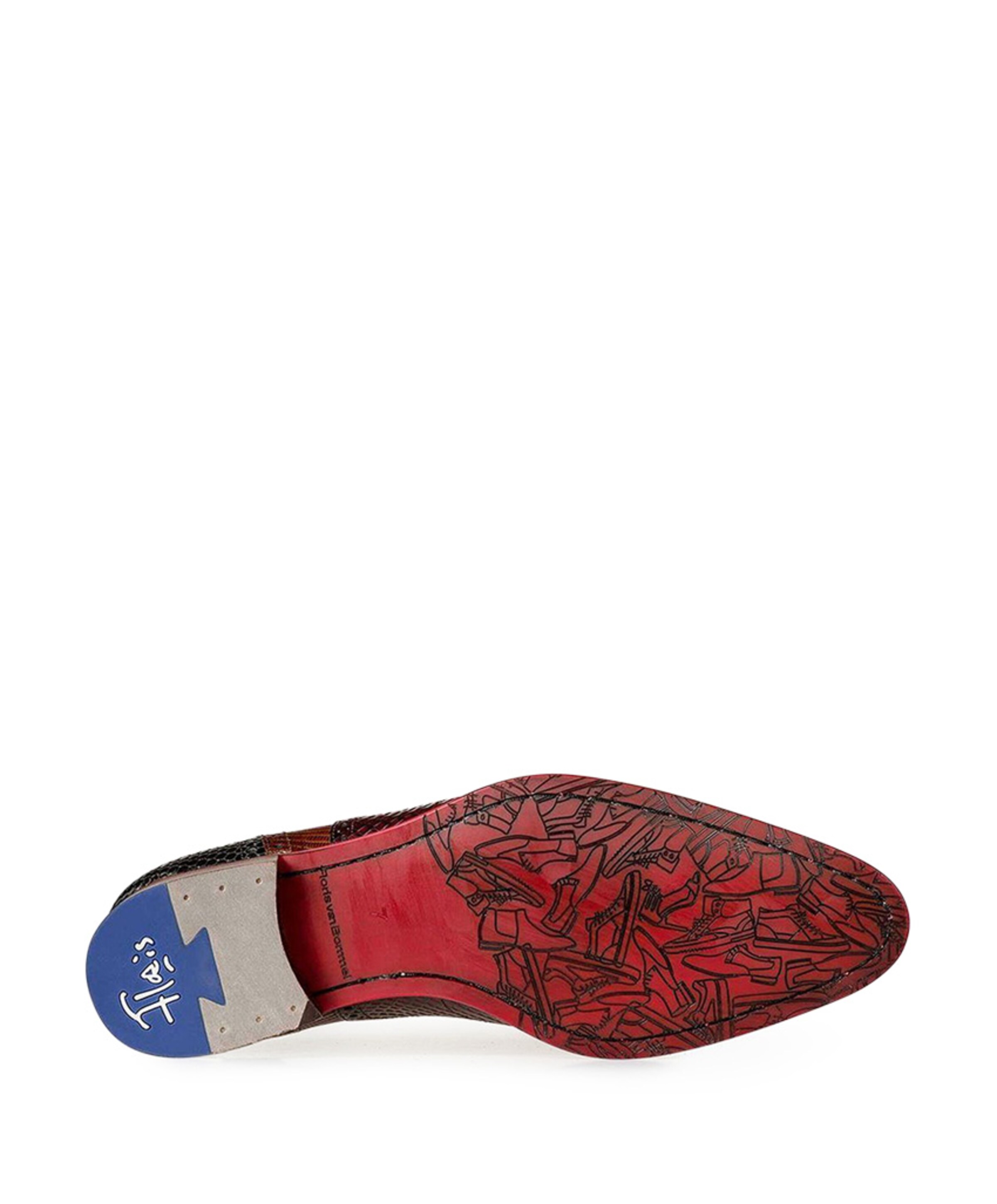 Floris van Bommel heren veterschoenen bruin