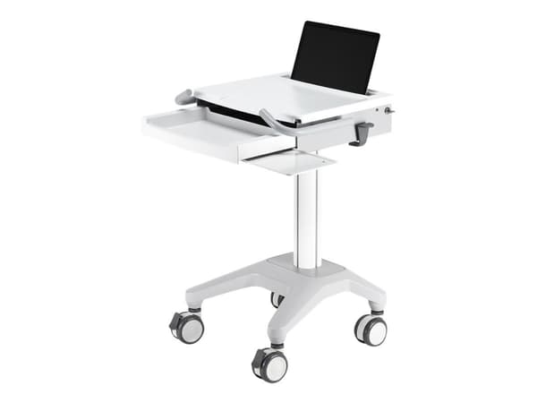 Neomounts MED-M200 - Vogn - for notebook / tastatur / mus - medisinsk - hvit - skjermstørrelse: 10