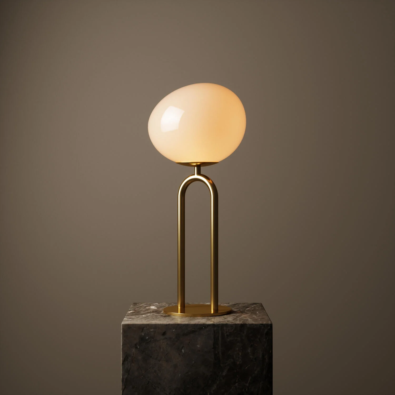 Design For The People  Shapes bordlampe - messing