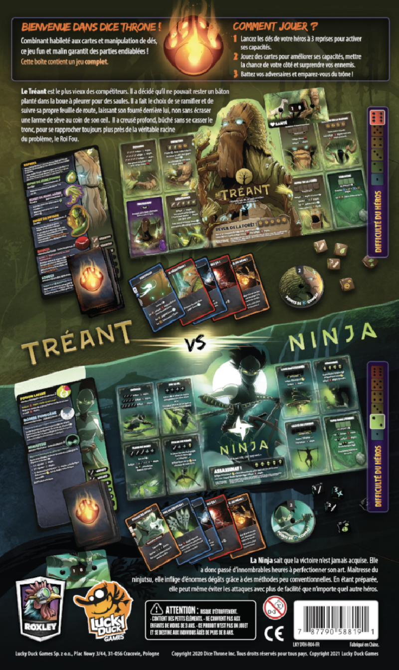 Dice Throne S1 : Tréan Vs Ninja