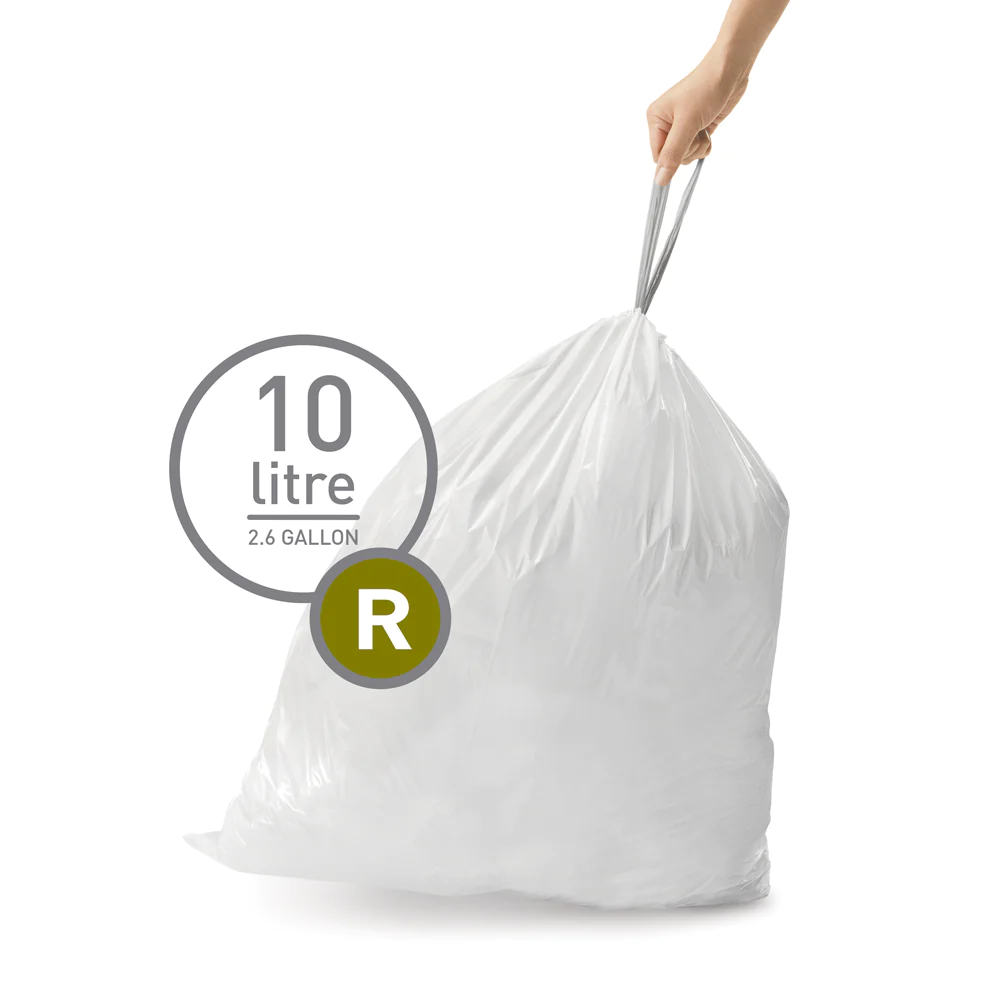 Pack de 20 sacs poubelle 10L code R Simplehuman