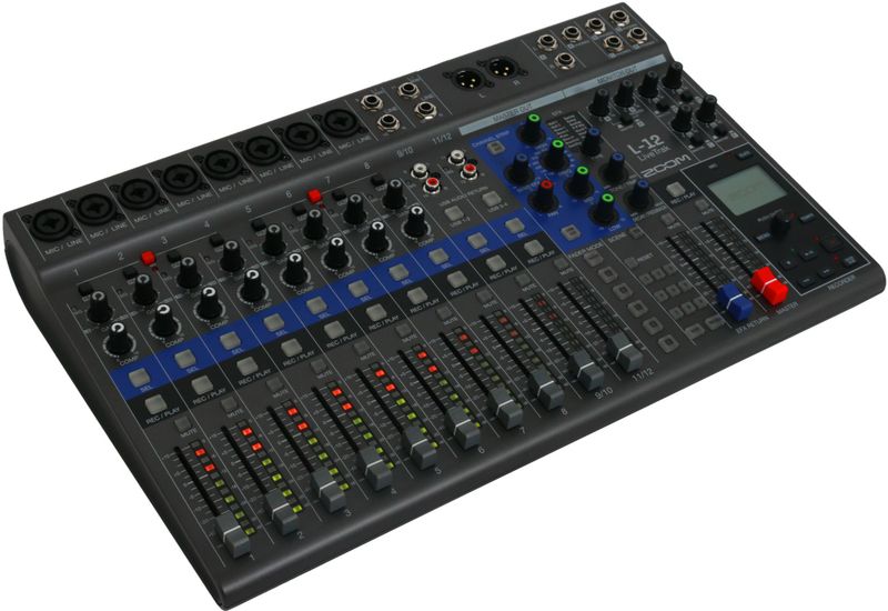 Zoom - L-12 LiveTrak - Mengtafel - Zwart