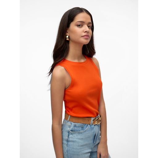 Vero Moda Lavender Top, Tangerine Tango, XL