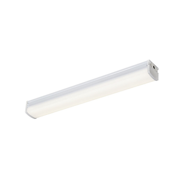 Réglette lumineuse Hovell LED intégrée blanc neutre IP20 2160lm 18W L.60xl.6,8cm blanc GoodHome